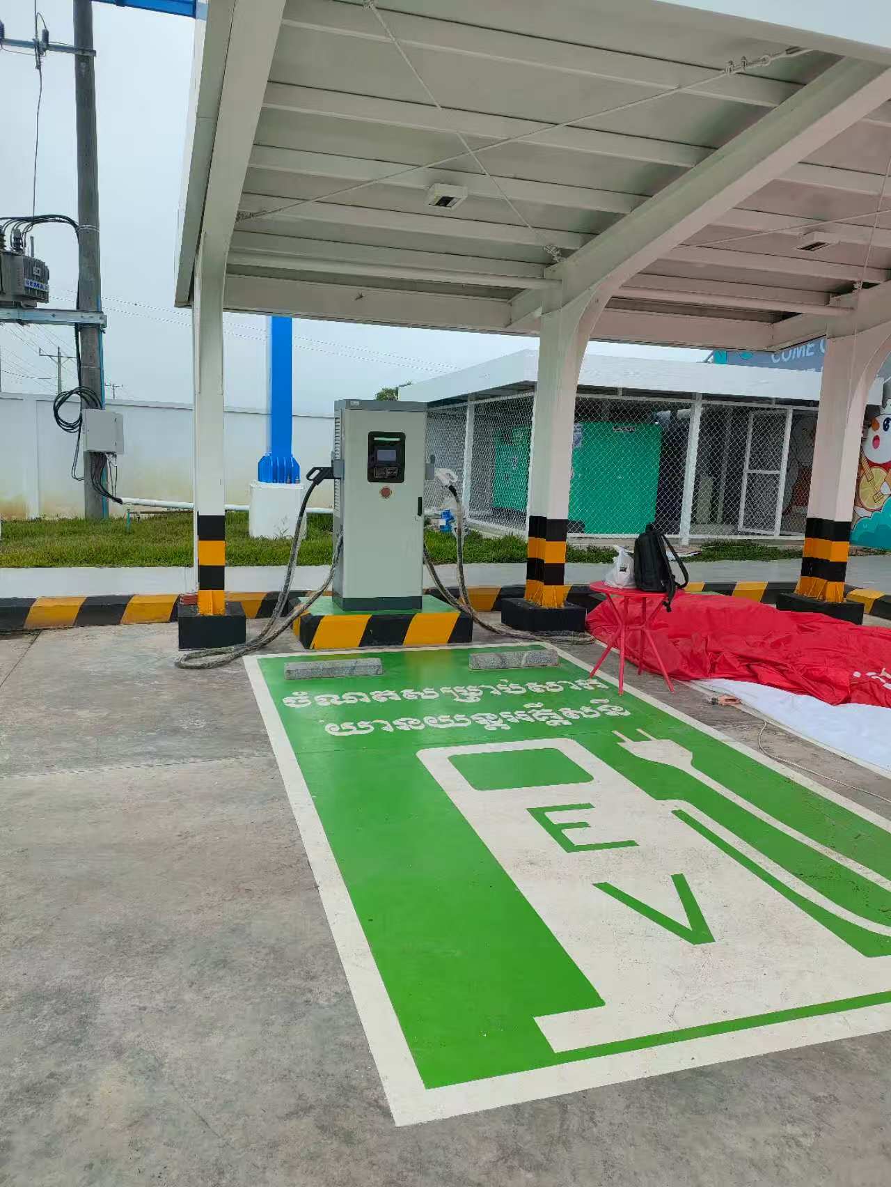 Gas Station EV Charger